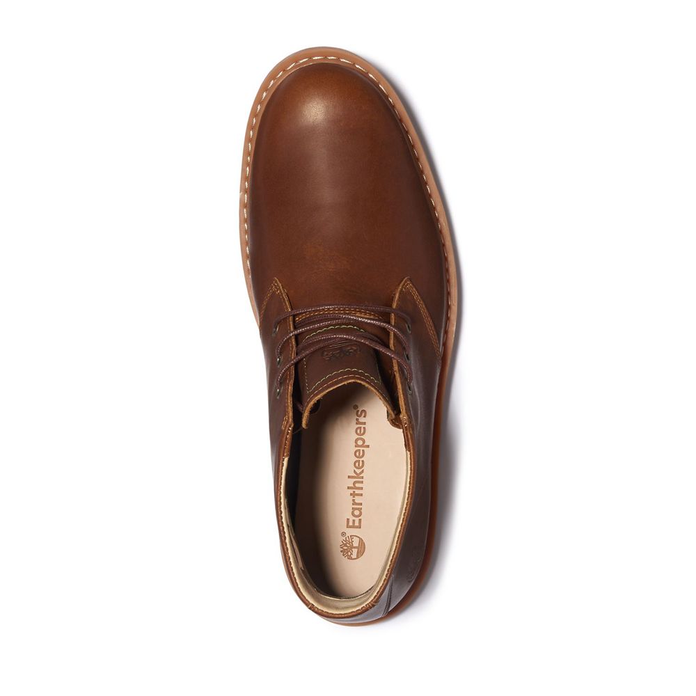 Botas Chukka Masculino - Timberland Belanger Ek+ Impermeavel - FWSLC1356 - Marrom